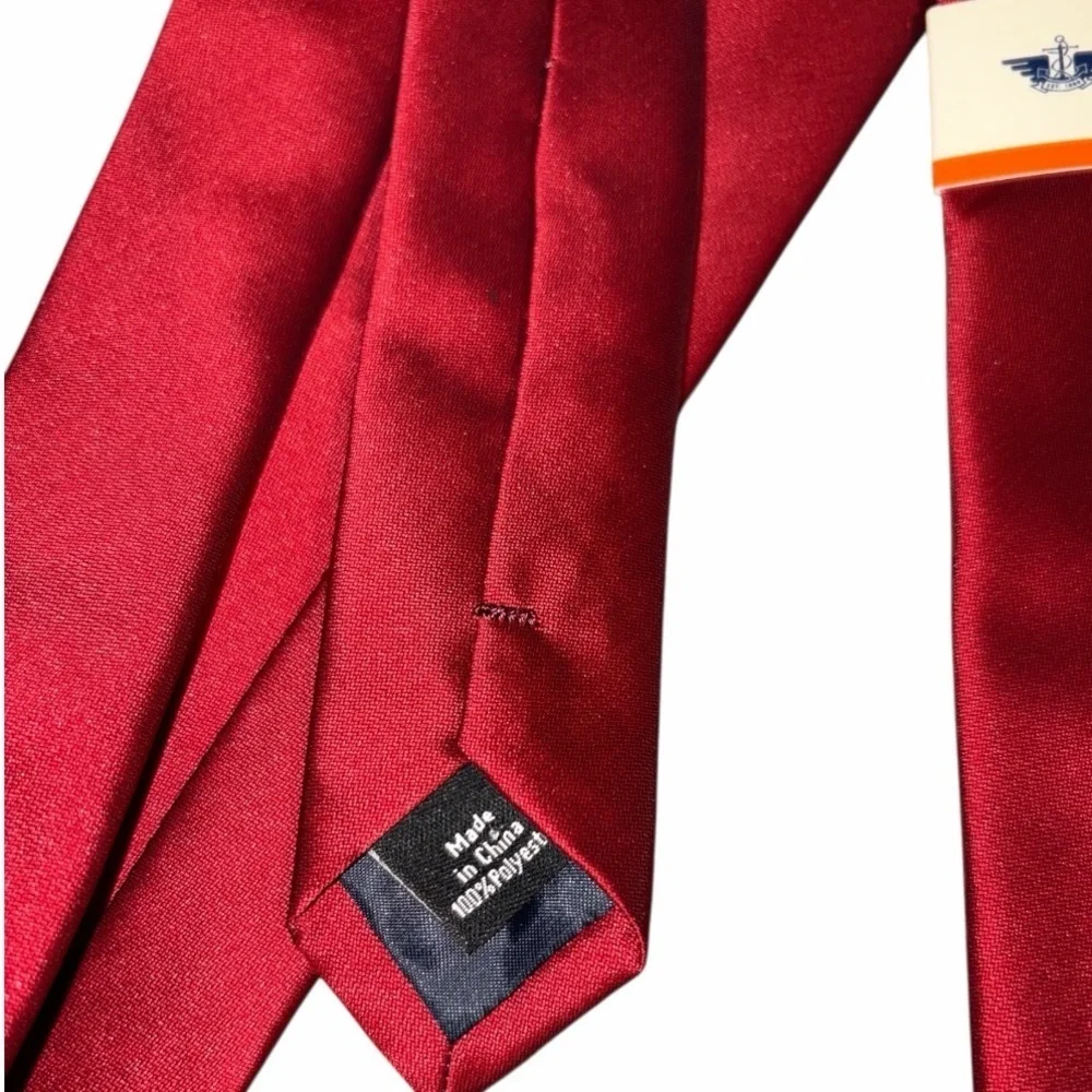 Dockers Men's Burgundy Red Neck Tie